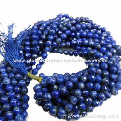100% Natural Lapis Lazuli Faceted Round Beads, Various Sizes, Shapes and Styles are Available